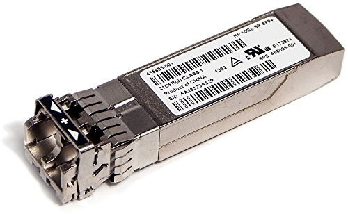 HP 10G SR SFP+ 10GBASE 21CFR1040.10 Optical Gigabit Ethernet Transceiver HP 455885-001 456096-001