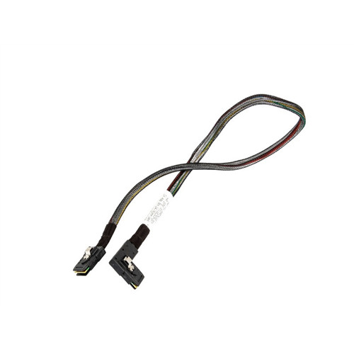 miniSAS Cable 56cm miniSAS 8087 to miniSAS 8087 STRAIGTHT TO RIGHT ANGLE SAS Cavo HP 668242-001