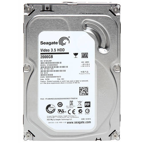 Seagate Video ST2000VM003 2TB SATA3 6Gbps 64MB 3,5" LFF HDD