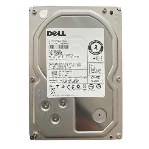 Seagate Constellation ES.2 ST33000650SS 3TB NL SAS 6Gbps Dual Port 64MB 3,5" LFF HDD Dell 091K8T