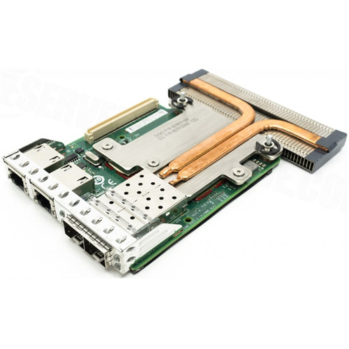 Intel X520/i350 2x 1GbE RJ45 & 2x10GbE SFP+ Quad Port Network Adapter Mezzanine Card Daughter Card Dell 0C63DV