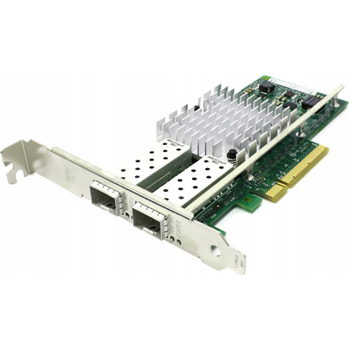 Intel Ethernet Converged Network Adapter X520-DA2 10GbE SFP+ PCI-e Dual Port HBA Host Bus Adapter Card High Profile Dell 0VFVGR 0XYT17