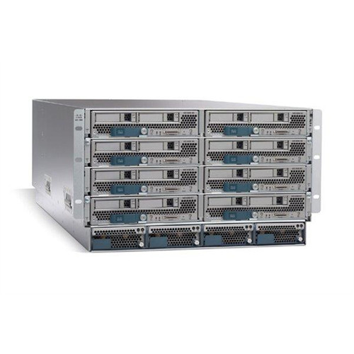 Cisco UCS 5108 Blade Server Chassis 4x 2500W PSU 8x FAN 2x Cisco UCS-FI-M-6324 UCS6234 Fabric Interconnect Managed Switch 6U Rack