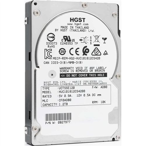 Hitachi HGST Ultrastar C10K1800 HUC101812CS4200 1,2TB 10K SAS 12G DP 128MB 2,5" SFF HDD