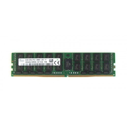 64GB DDR4 PC4 21300R 2666V 4DRx4 ECC CL19 288-pin 1,2V LRDIMM RAM HMAA8GL7AMR4N-VK HP 850882-001 840759-691 Server & Workstation Memory