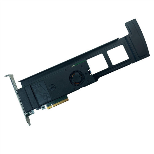 Dell DPWC310 SSD Dual Port NVMe M.2 2280 PCIe Adapter Card Dell 08PVDC 0XGWDN w/ Heatsink 70R79